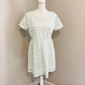 Pinky Lace Floral Dress